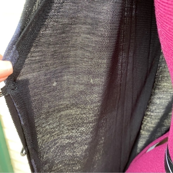 A.L.C. Sweater Cardigan Size XS 100% Wool Two Tone Blue Striped - Picture 12 of 16